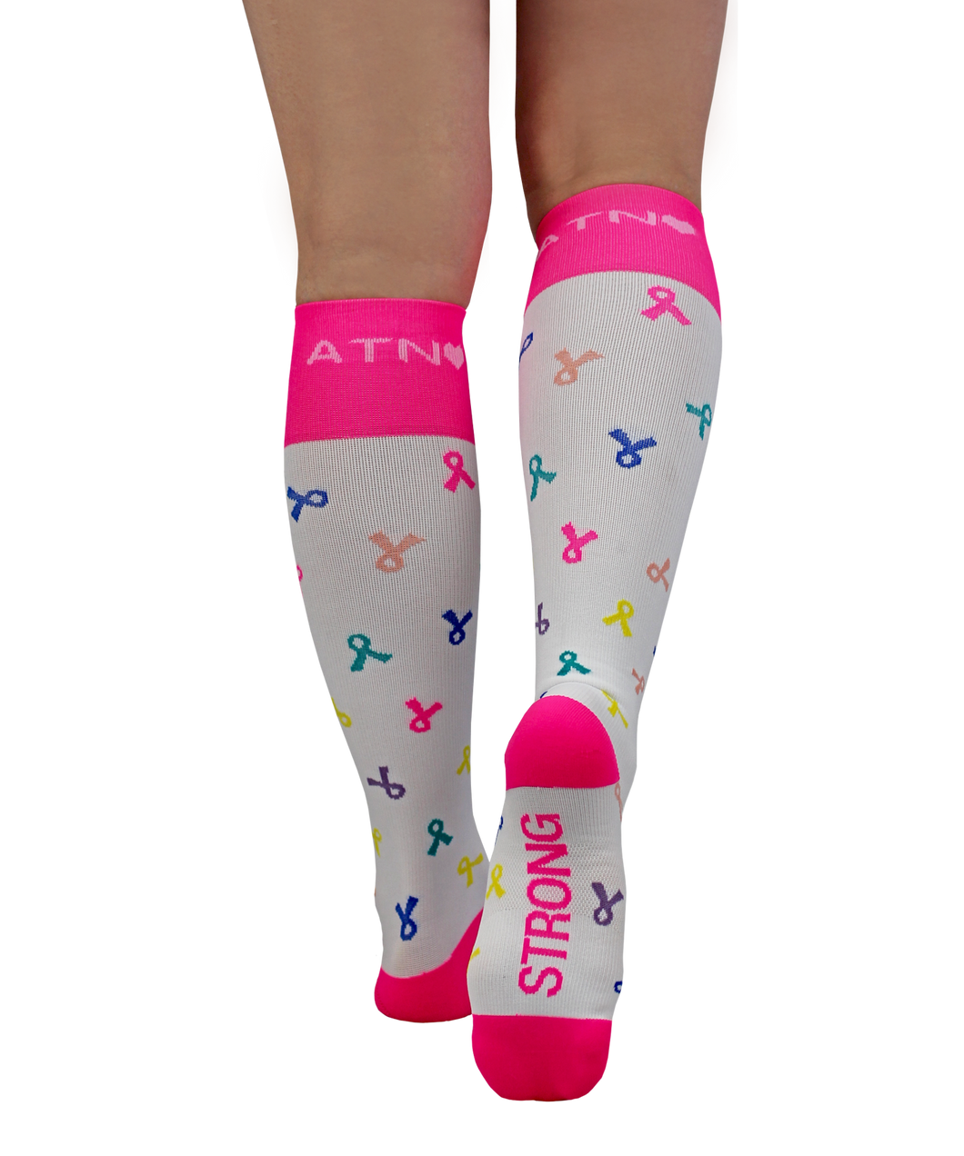 ATN Compression Knee High - Cancer Awareness