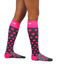 Load image into Gallery viewer, ATN Compression Knee High - Polka Pink