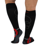 Load image into Gallery viewer, ATN SportsEdge Socks - Atomic Black - Men&#39;s