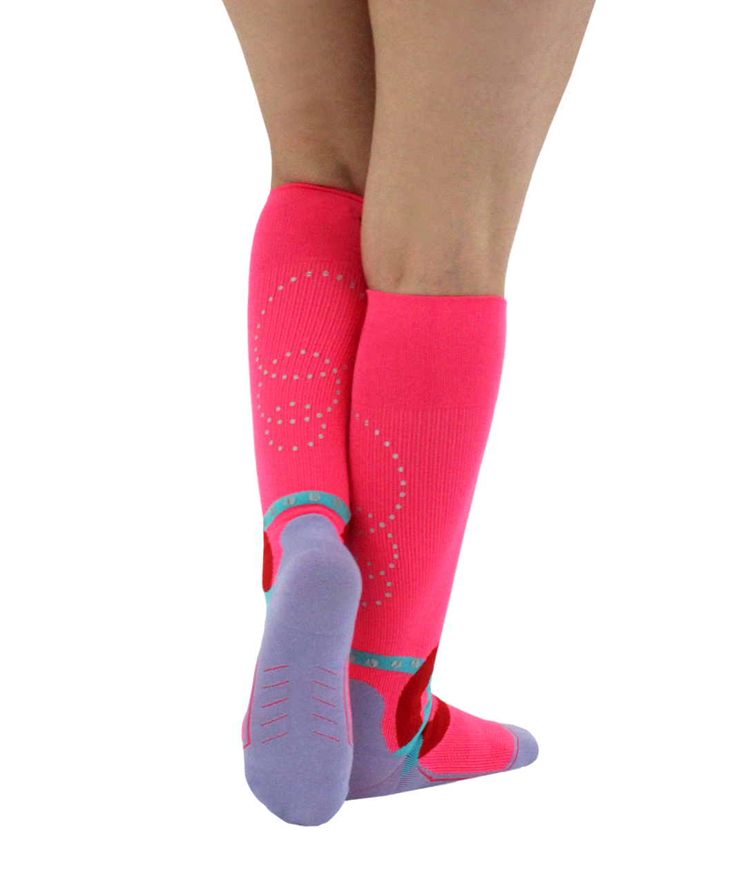 ATN SportsEdge Socks - Power Pink - Men's