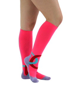ATN SportsEdge Socks - Power Pink - Men's