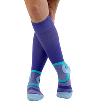 Load image into Gallery viewer, ATN SportsEdge Socks - Performance Purple - Women&#39;s