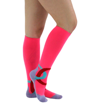 Load image into Gallery viewer, ATN SportsEdge Socks - Power Pink - Women&#39;s