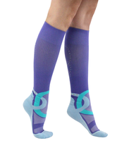 Load image into Gallery viewer, ATN SportsEdge Socks - Performance Purple - Women&#39;s